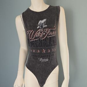 Wild Free Americana Graphic Bodysuit